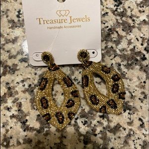 Leopard earrings